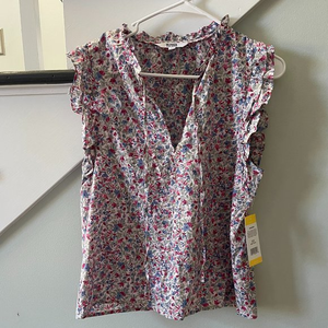 BB‎ Dakota Steve Madden Sleeveless Floral Top Size Medium